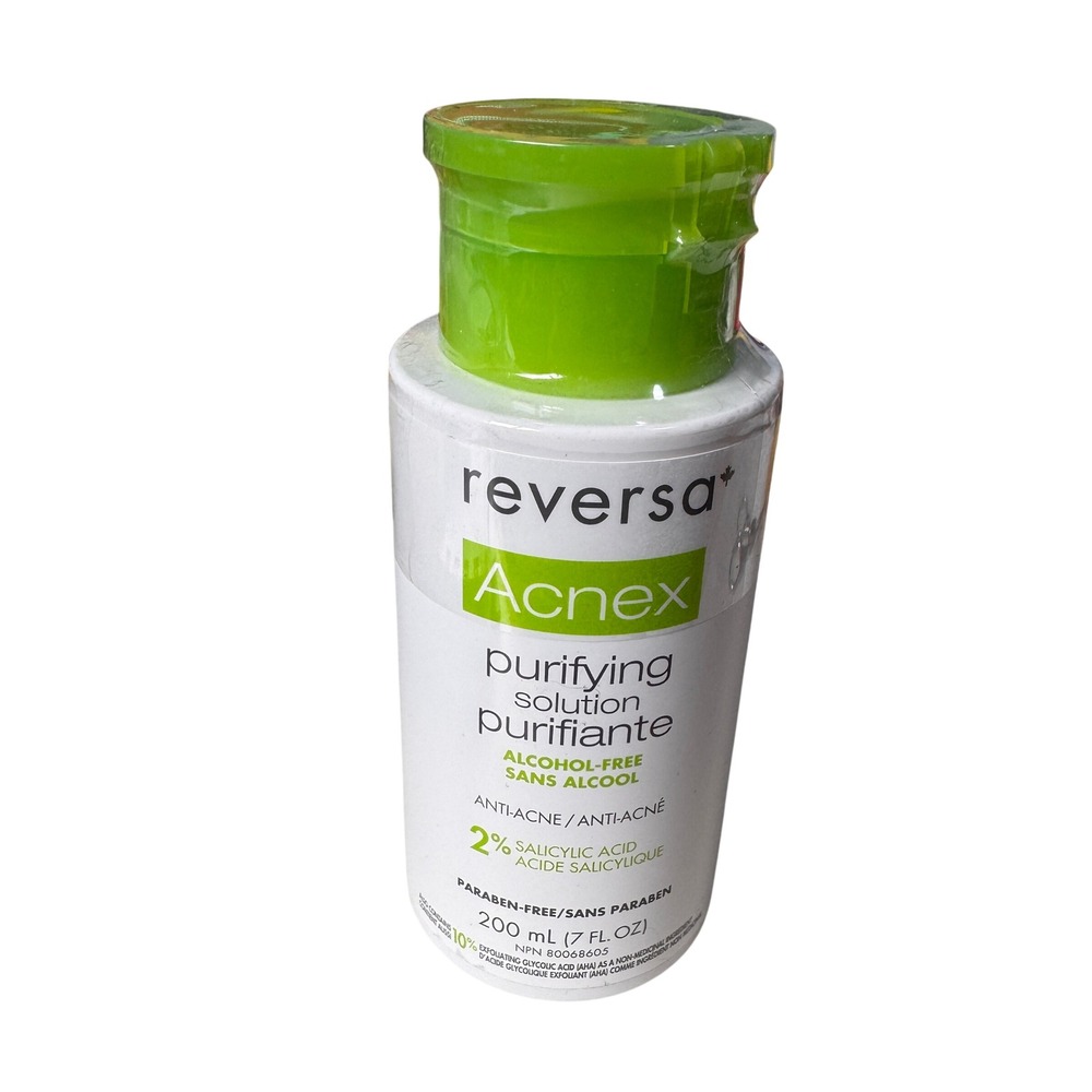 Reversa Acnex Purifying Solution 2% Salicylic Acid 10% Glycolic Acid Toner 200mL